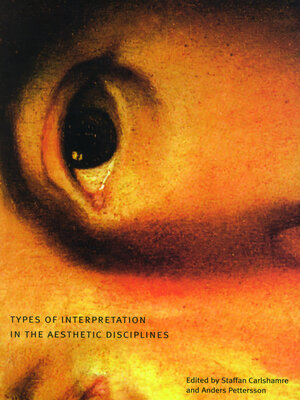 cover image of Types of Interpretation in the Aesthetic Disciplines